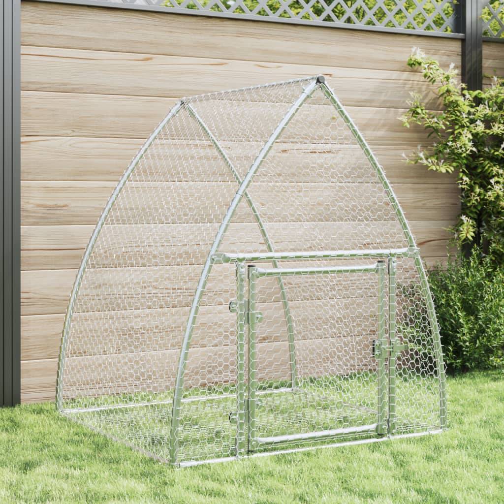 Clapier extérieur pour lapins en acier galvanisé parc grillagé sécurisé – ComfortXL Outdoor Living