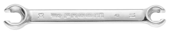 Clé à tuyauter droite avec toile métrique D.11x13mm longueur 143mm – FACOM – 43.11X13