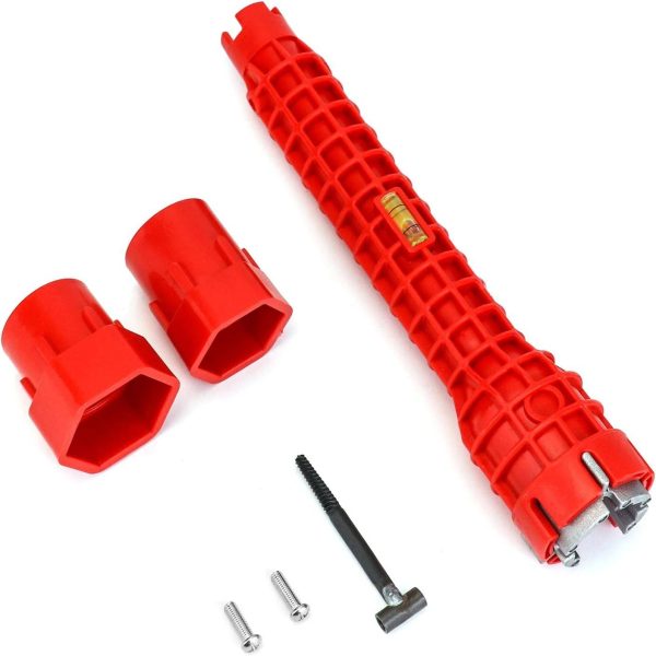 Clé à robinet 8 en 1 avec poignée confortable pour les espaces restreints – IntiMeg Clé à robinet 8 en 1 avec poignée confortable pour les espaces restreints – IntiMeg