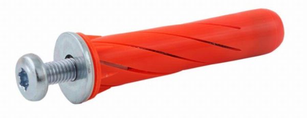 Cheville nylon Twist multi matériaux G&B 10×49 mm Vis tête cylind.T25 5×55 mm – Boite de 25 – 6003 Cheville nylon Twist multi matériaux G&B 10×49 mm Vis tête cylind.T25 5×55 mm – Boite de 25 – 6003