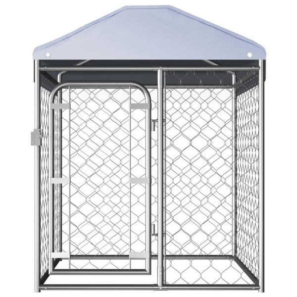 Chenil d’extérieur – Cage d’extérieur – Chenil de jardin avec toit 100 x 100 x 125 cm Chenil d’extérieur – Cage d’extérieur – Chenil de jardin avec toit 100 x 100 x 125 cm