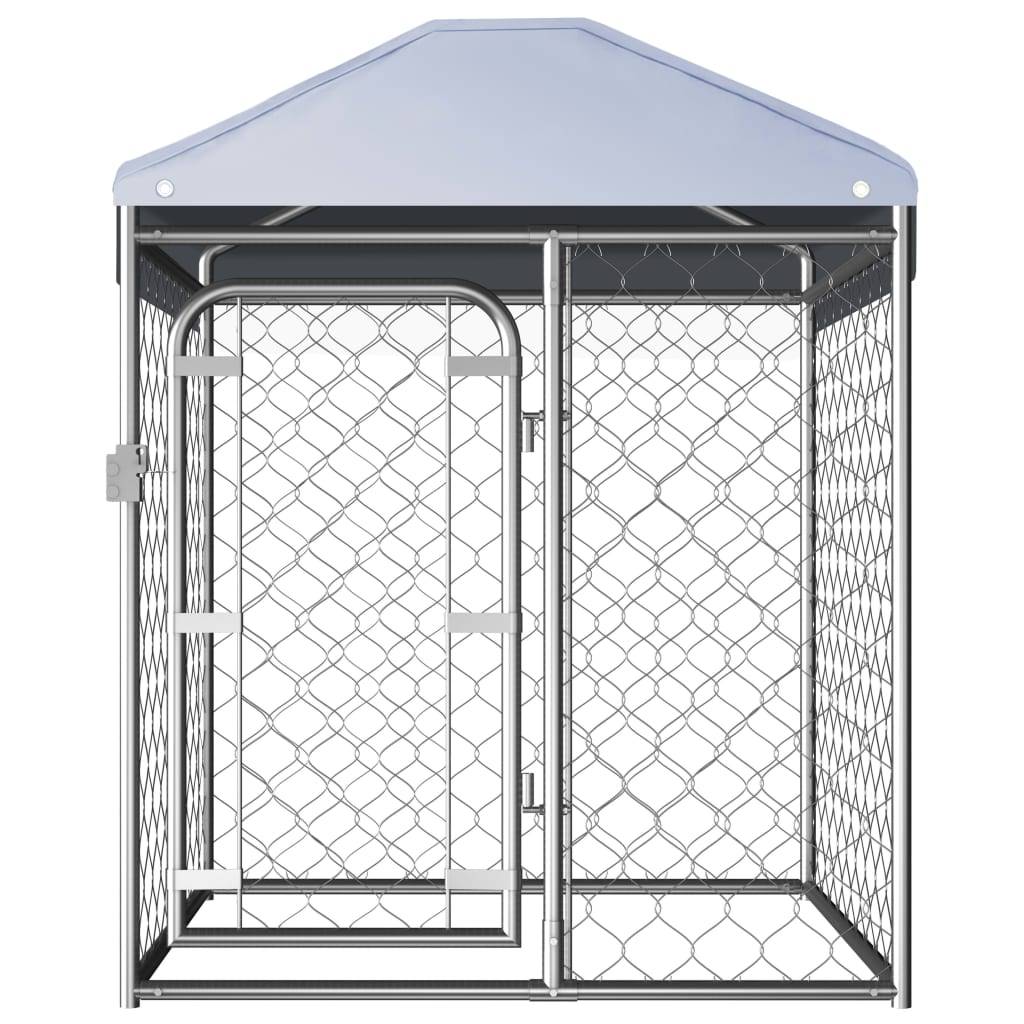 Chenil d'extérieur - Cage d'extérieur - Chenil de jardin avec toit 100 x 100 x 125 cm