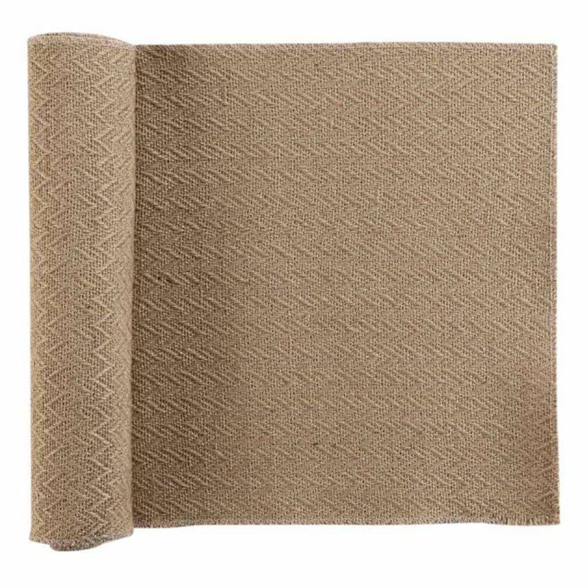 Chemin de Table en Jute "Modalie" 35x140cm Beige