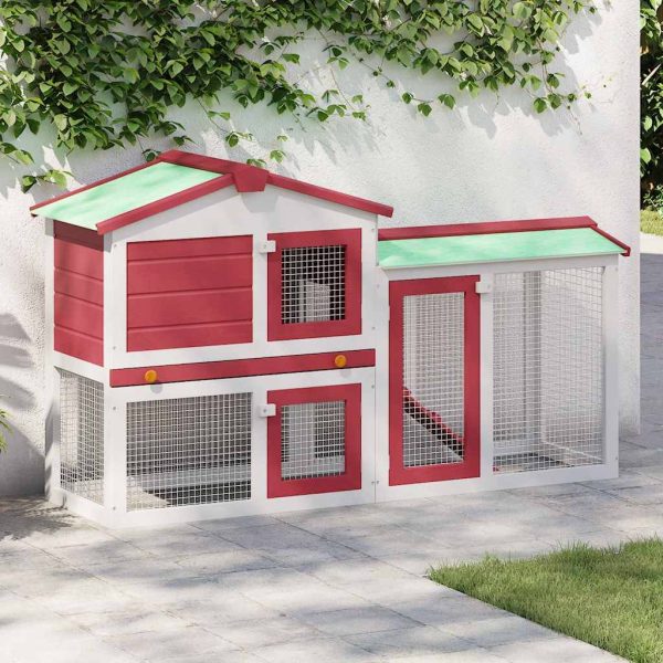 Clapier/parc Thrandar Rouge 145 X 45 X 84 cm – P87209R Clapier/parc Thrandar Rouge 145 X 45 X 84 cm – P87209R