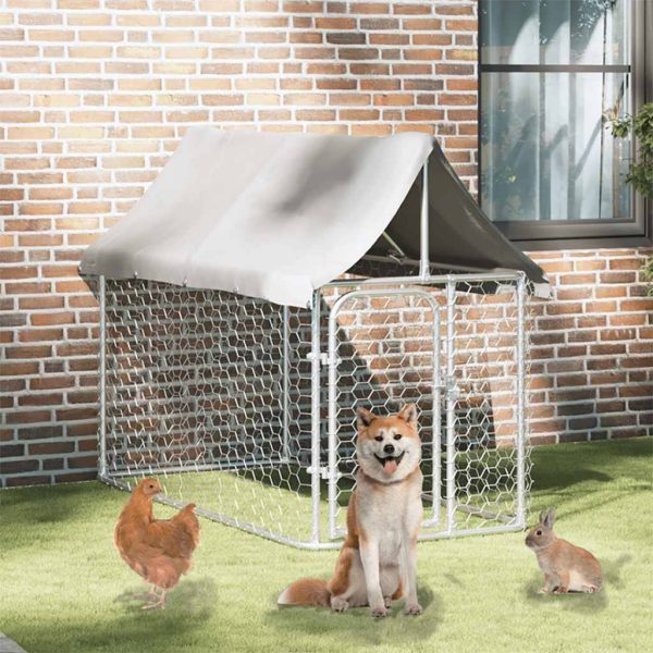 Chenil extérieur avec toit 200x100x150 cm vidaXL 171496 Chenil extérieur avec toit 200x100x150 cm vidaXL 171496