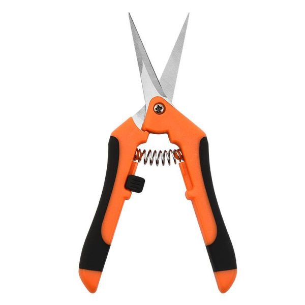 Cisaille de jardin polyvalente orange – lames en acier inoxydable – IntiMeg Cisaille de jardin polyvalente orange – lames en acier inoxydable – IntiMeg