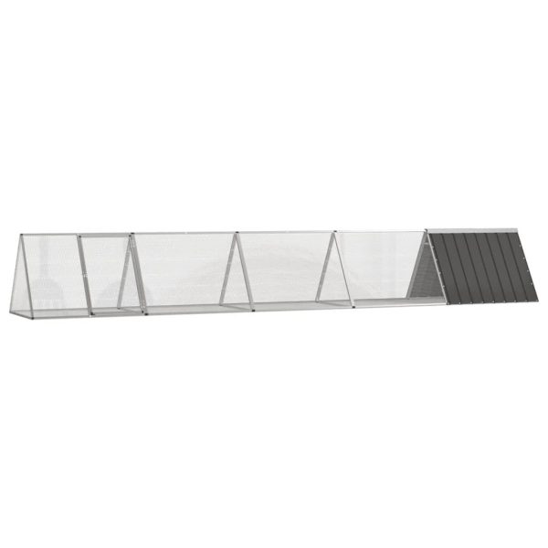 Clapier Anthracite 504,5×80,5×71 cm Acier galvanisé vidaXL 3106448