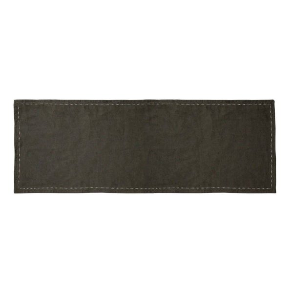 Chemin de Table «Elina» 38x140cm Vert Kaki Chemin de Table «Elina» 38x140cm Vert Kaki