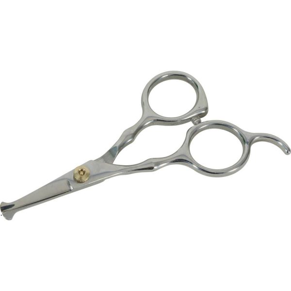 Ciseaux droits de finition à bout rond 12 cm en acier inoxydable pour chien Ciseaux droits de finition à bout rond 12 cm en acier inoxydable pour chien
