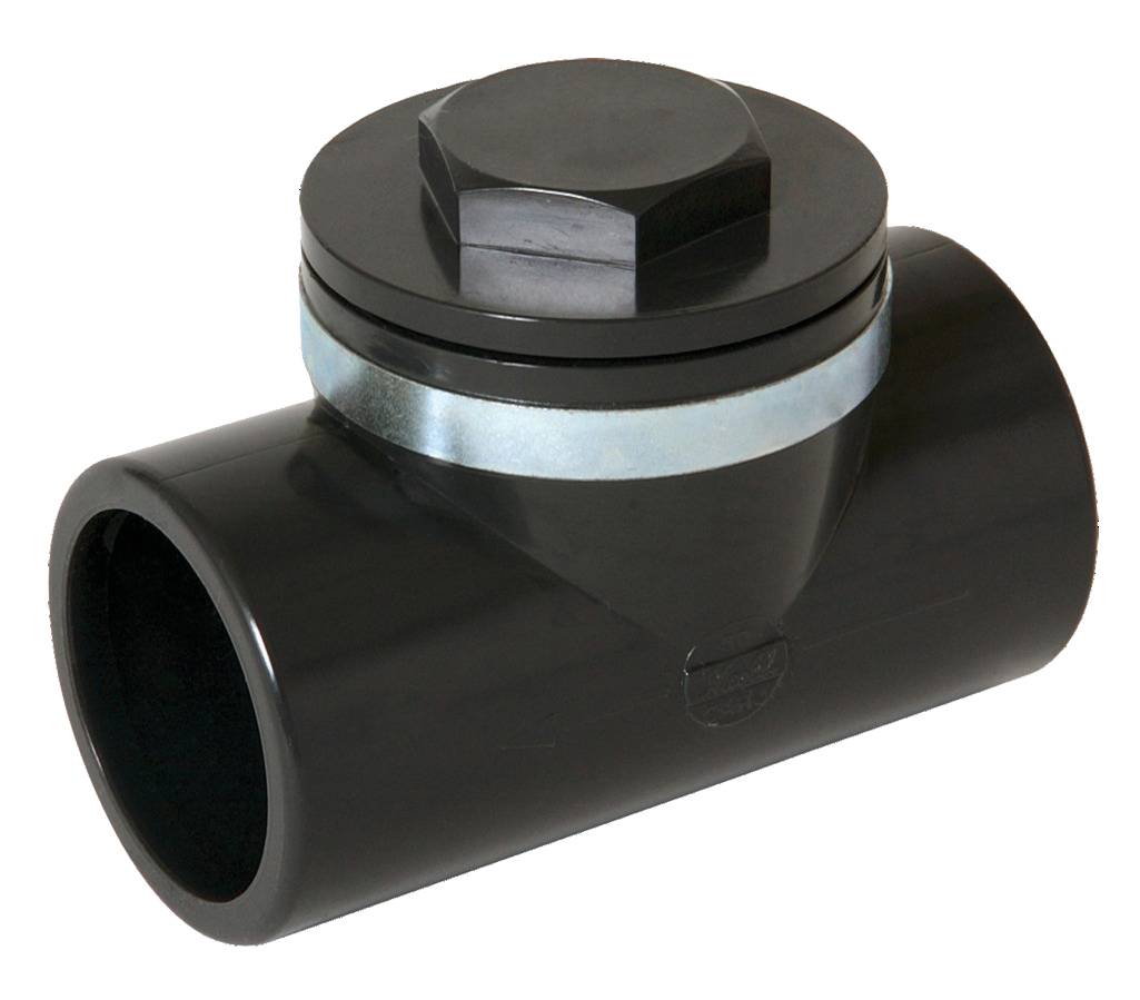 Clapet anti-retour PVC pression 90° D50 - NICOLL - CARJ