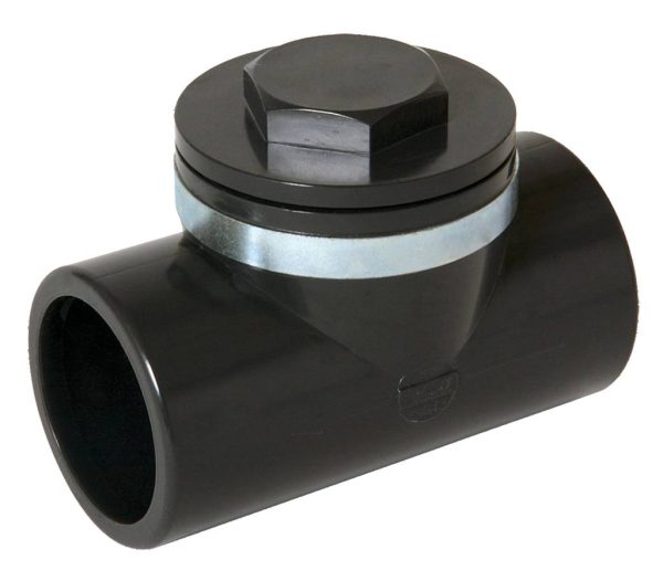 Clapet anti-retour PVC pression 90° D32 – NICOLL – CARF Clapet anti-retour PVC pression 90° D32 – NICOLL – CARF