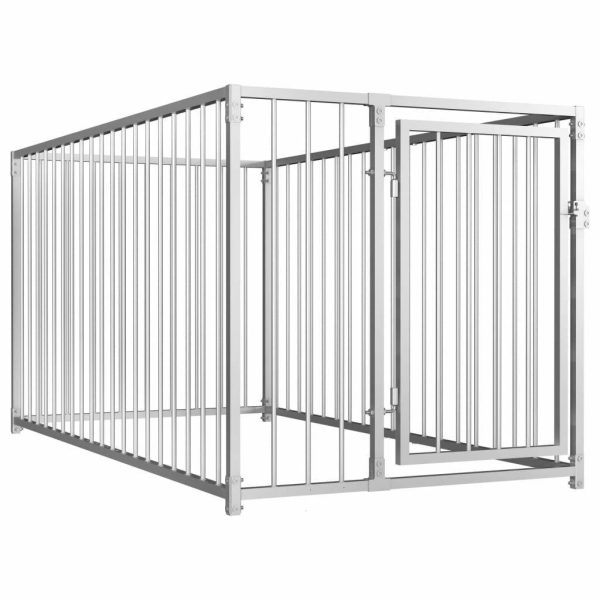 Chenil extérieur cage enclos parc animaux chien d’extérieur pour chiens 100 cm Chenil extérieur cage enclos parc animaux chien d’extérieur pour chiens 100 cm