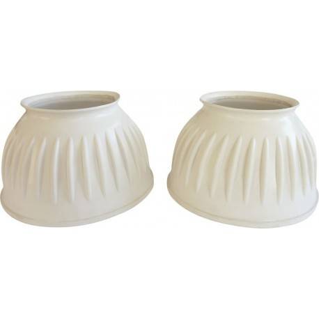 Cloches fermées Norton Soft striées – Blanc – M Cloches fermées Norton Soft striées – Blanc – M