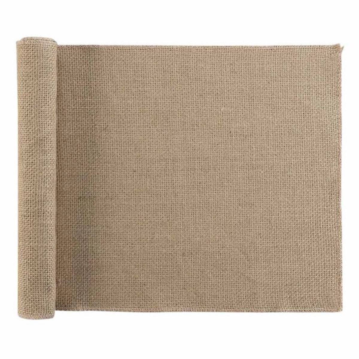 Chemin de Table en Jute "Leny" 35x140cm Beige