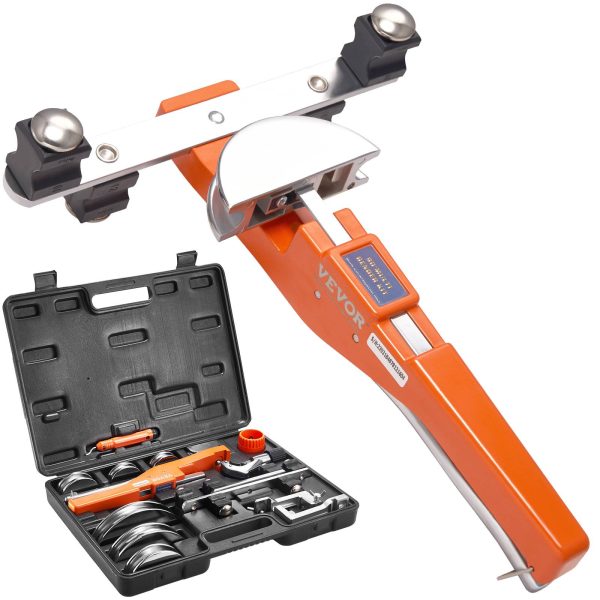 VEVOR Cintreuse Arbalète 6-22 mm, Manuelle 7 Matrices 90°, pour Plomberie, Chauffage Sol.