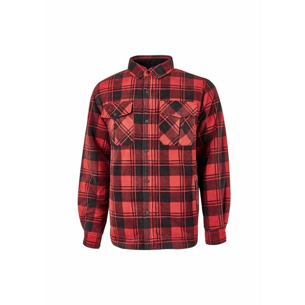 Chemise polaire de travail WILLOW Red Magma | EX273RM – Upower Chemise polaire de travail WILLOW Red Magma | EX273RM – Upower