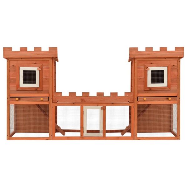 Clapier large d’extérieur – Cage d’extérieur avec maison double rj522 Clapier large d’extérieur – Cage d’extérieur avec maison double rj522