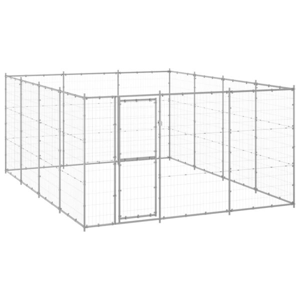Chenil extérieur Acier galvanisé 14,52 m² vidaXL 3082318 Chenil extérieur Acier galvanisé 14,52 m² vidaXL 3082318