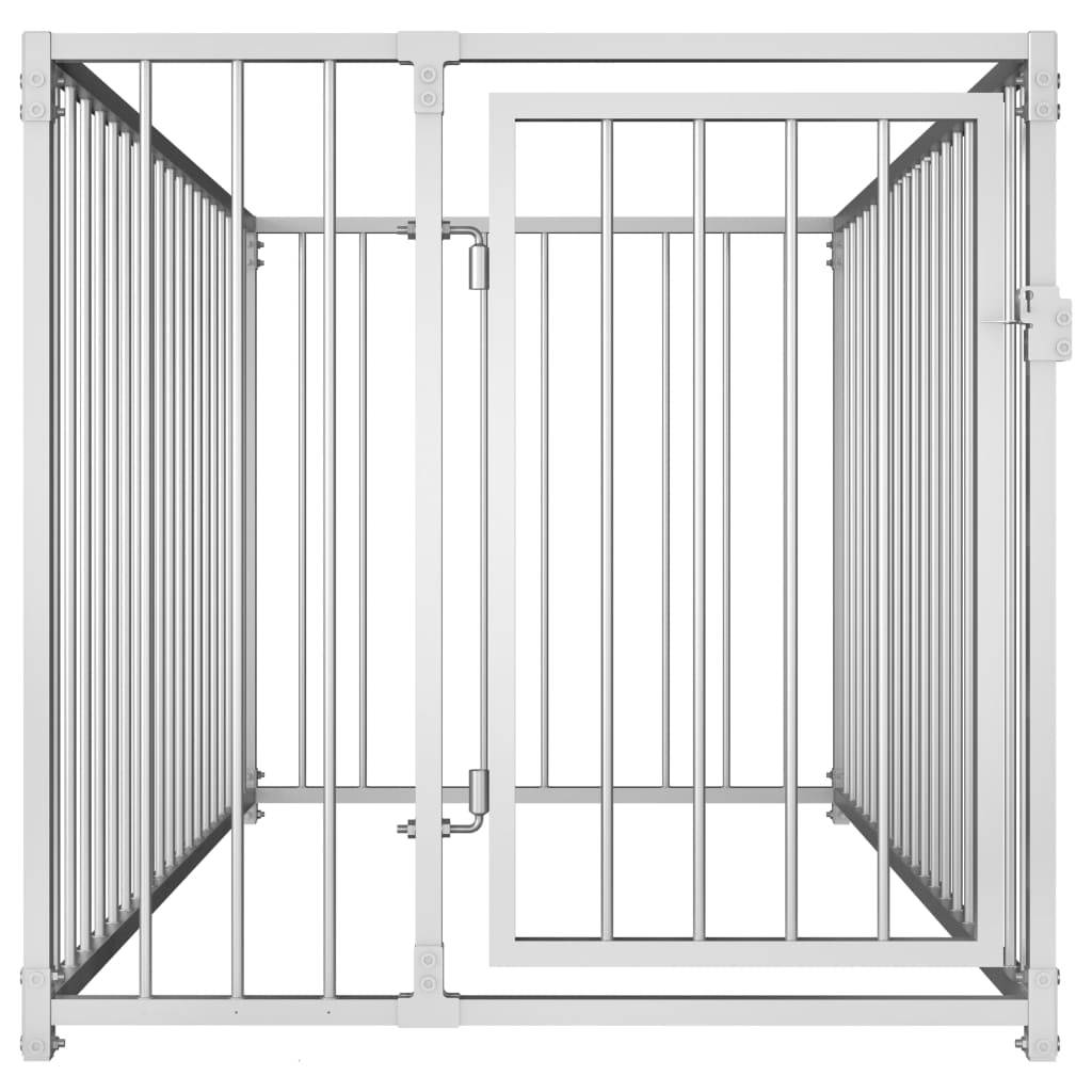 Chenil d'extérieur - Cage d'extérieur - Chenil de jardin pour chiens 100 x 200 x 100 cm