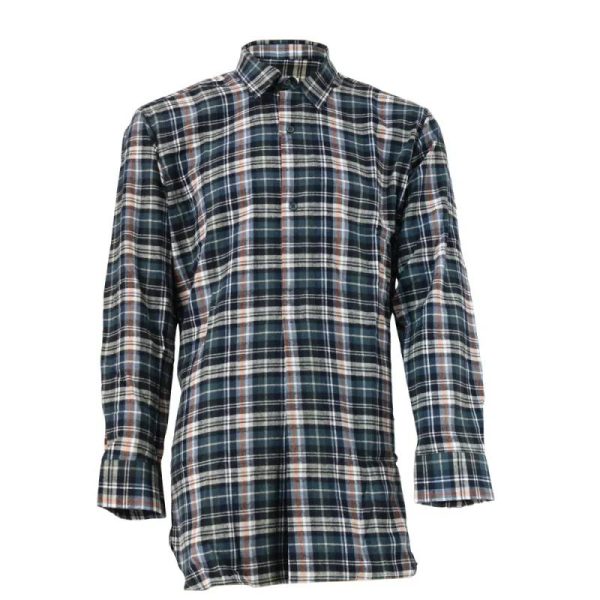 Chemise Tanouk flanelle 100% coton bleu marine S à 4XL Chemise Tanouk flanelle 100% coton bleu marine S à 4XL