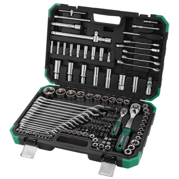 Clés à douille et à cliquet, kit d’outils – 131 PCS