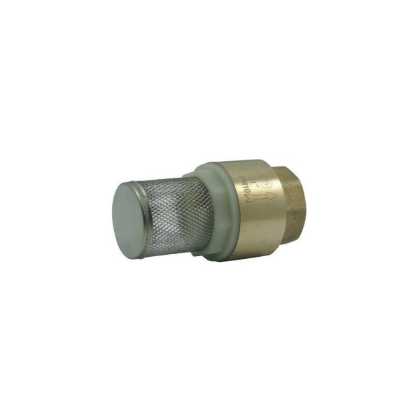 Clapet laiton avec crépine filetage 1 pouce Clapet laiton avec crépine filetage 1 pouce