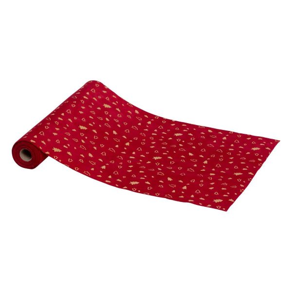 Chemin de Table en Velours «Sapin» 28x300cm Rouge Chemin de Table en Velours «Sapin» 28x300cm Rouge