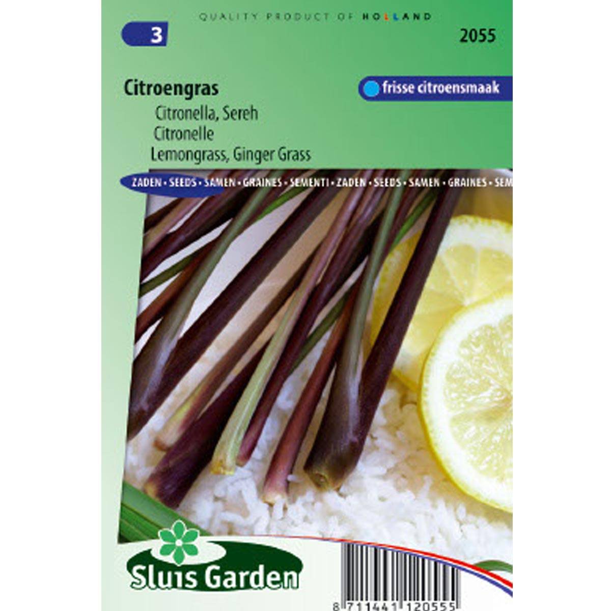 Citronnelle du Gabon - Cymbopogon citratus le sachet de 350 graines environ (0,2g)