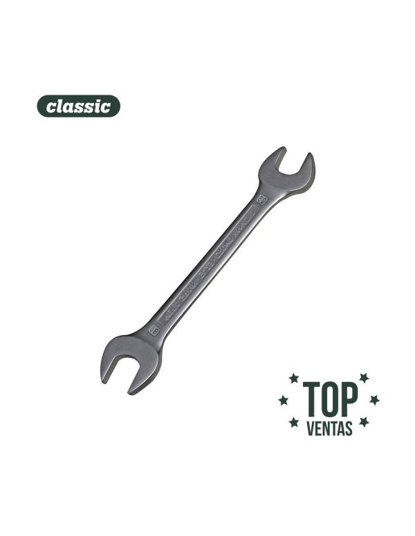 Clé Plate 14x15mm Double Tête, Acier Chrome Vanadium – Mota Herramientas Clé Plate 14x15mm Double Tête, Acier Chrome Vanadium – Mota Herramientas