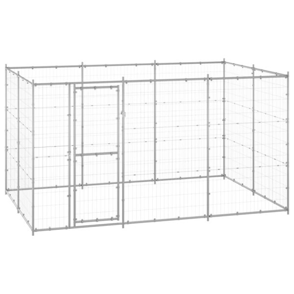 Chenil extérieur Acier galvanisé 7,26 m² vidaXL 3082308 Chenil extérieur Acier galvanisé 7,26 m² vidaXL 3082308