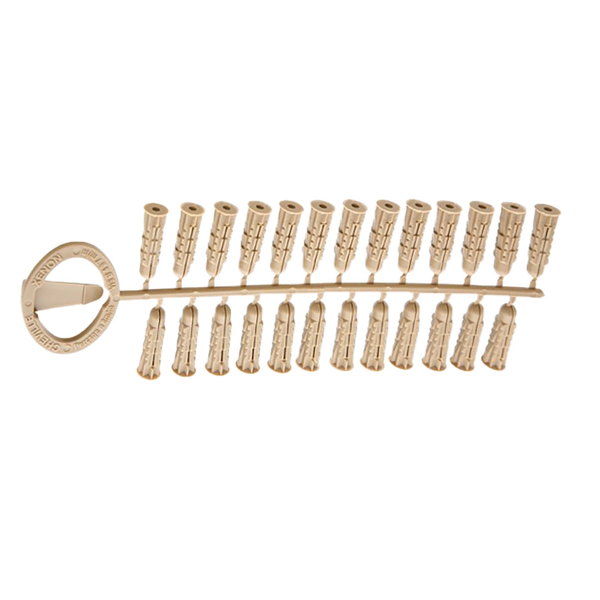 Chevilles nylon grappe lot de 50pcs - Ø6 mm x 25 mm
