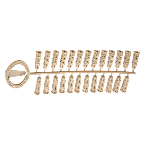 Chevilles nylon grappe lot de 50pcs – Ø8 mm x 33 mm Chevilles nylon grappe lot de 50pcs – Ø8 mm x 33 mm