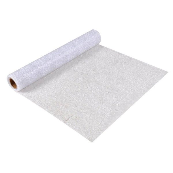 Chemin de Table Jetable «Effet Maille» 30cmx5m Blanc Chemin de Table Jetable «Effet Maille» 30cmx5m Blanc