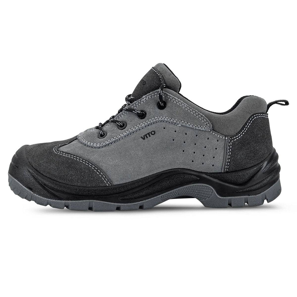 Chaussures de sécurité basse Modèle GENES S1P Taille 41 Cuir Suédé VITO