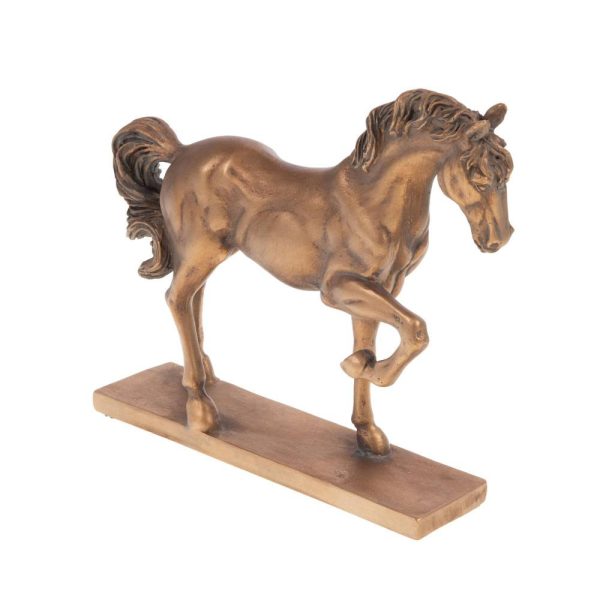 Cheval au trot patine 24 cm Cheval au trot patine 24 cm