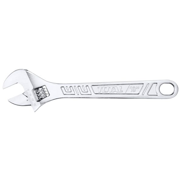 Clé à molette THT1010 – 250 mm/ouverture 0-30 mm – Acier au carbone | TOTAL Clé à molette THT1010 – 250 mm/ouverture 0-30 mm – Acier au carbone | TOTAL