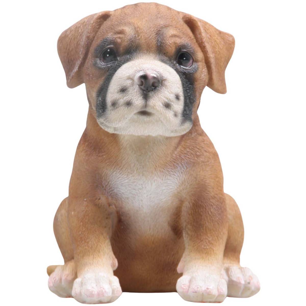 Chiot en résine Boxer 12x14x15 cm