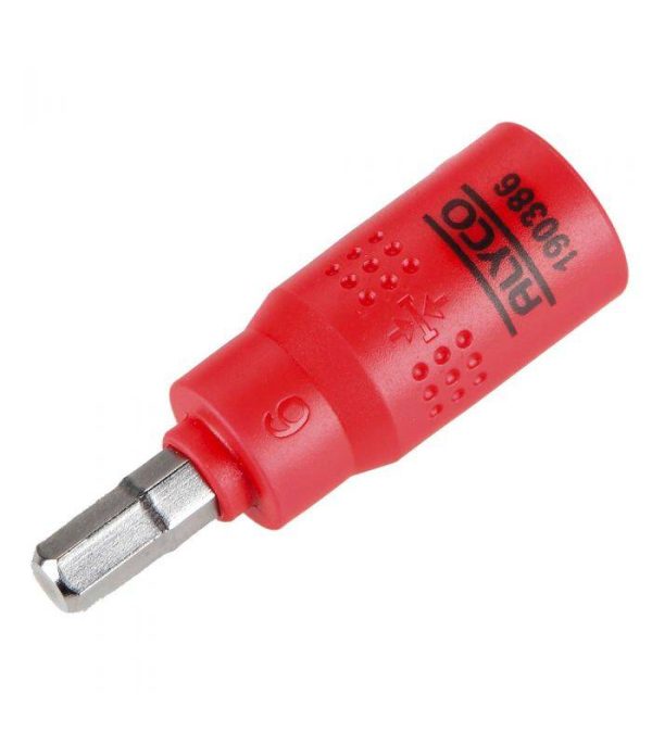 Clés douille 1/4 pointe hex isolée 4 mm ALYCO 190384 Clés douille 1/4 pointe hex isolée 4 mm ALYCO 190384