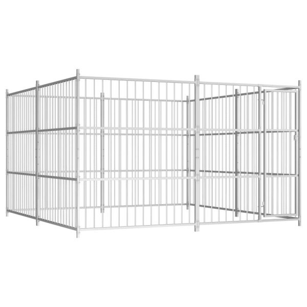 Chenil d’extérieur pour chiens 300 x 300 x 185 cm vidaXL 144624
