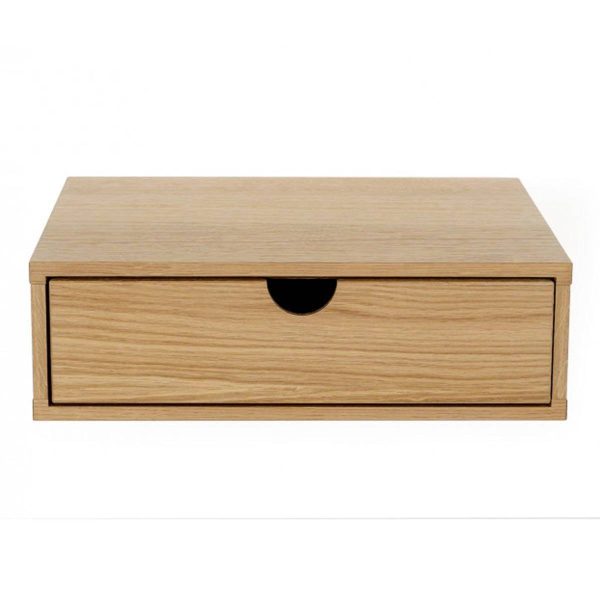Chevet Mural Design en Bois «Tafar» 40cm Chêne Chevet Mural Design en Bois «Tafar» 40cm Chêne