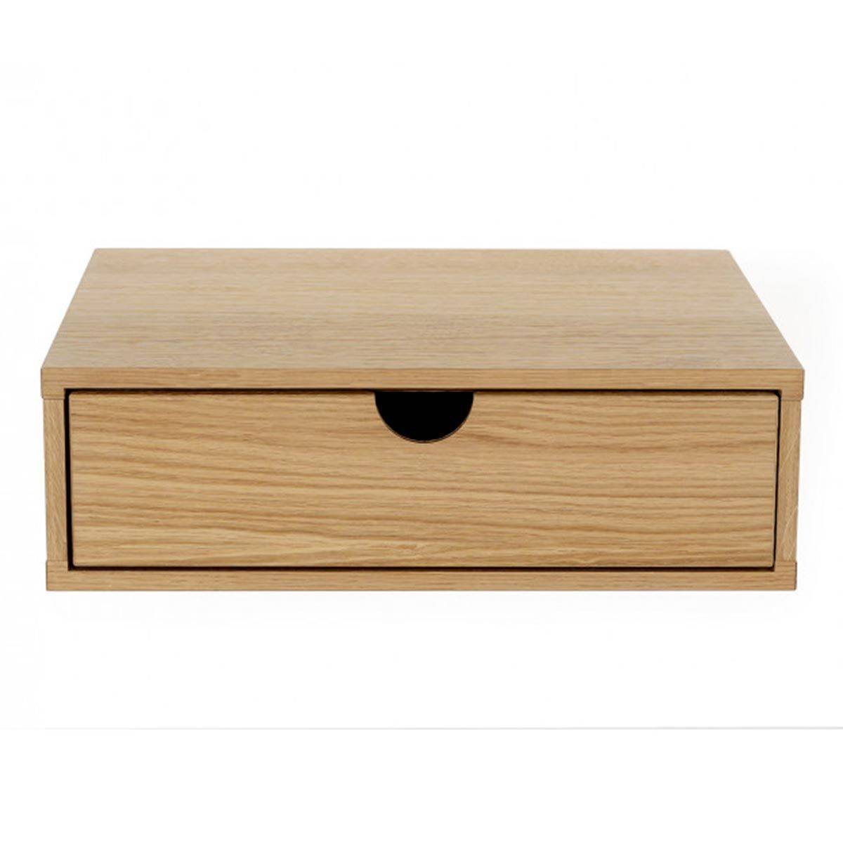 Chevet Mural Design en Bois "Tafar" 40cm Chêne