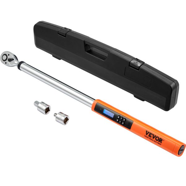 VEVOR Clé dynamométrique numérique 1/2″, 34-340 N.m. Précision ±2%, LED, buzzer. VEVOR Clé dynamométrique numérique 1/2″, 34-340 N.m. Précision ±2%, LED, buzzer.