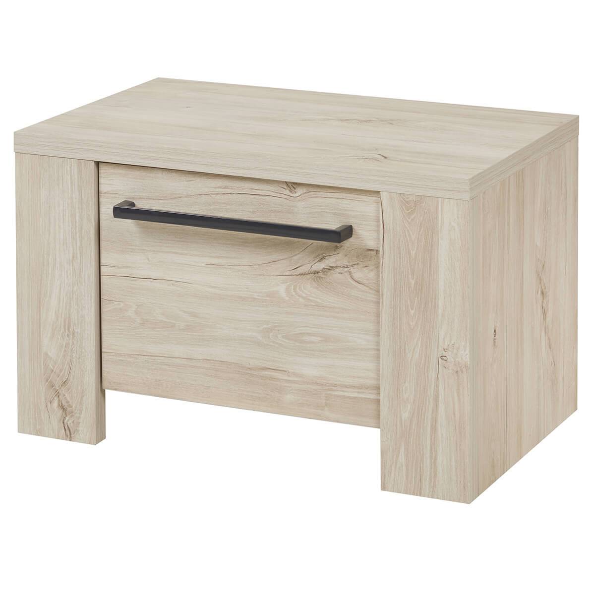 Chevet 1 Tiroir Aspect Bois Clair - NATURAL