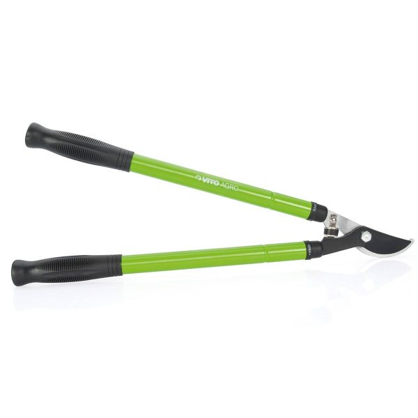Cisaille Coupe branches VITO Lame Courbée Acier forgé Ebrancheur 2 mains Bras Télescopiques Longueurs 62 – 94 cm jardinage Cisaille Coupe branches VITO Lame Courbée Acier forgé Ebrancheur 2 mains Bras Télescopiques Longueurs 62 – 94 cm jardinage