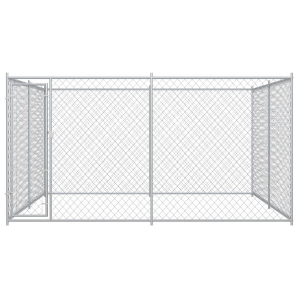 Chenil d’extérieur – Cage d’extérieur – Chenil de jardin pour chiens 383x383x185 cm Chenil d’extérieur – Cage d’extérieur – Chenil de jardin pour chiens 383x383x185 cm
