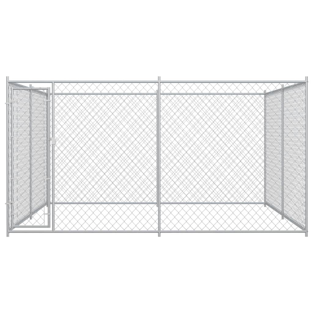 Chenil d'extérieur - Cage d'extérieur - Chenil de jardin pour chiens 383x383x185 cm