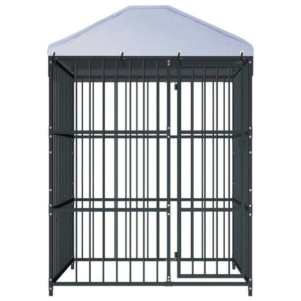 Chenil d’extérieur – Cage d’extérieur – Chenil de jardin avec toit pour chiens 150x150x210 cm Chenil d’extérieur – Cage d’extérieur – Chenil de jardin avec toit pour chiens 150x150x210 cm