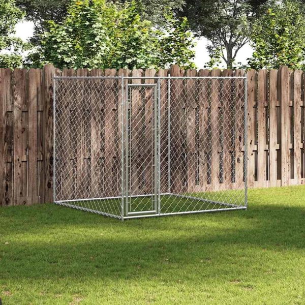 Chenil d’extérieur pour chiens 193x193x185 cm vidaXL 145027
