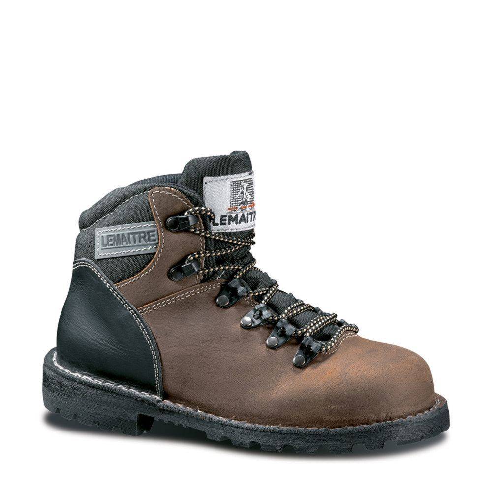 Chaussures de sécurité montantes Lemaitre Sahara S3 CI HRO Marron / Noir 39