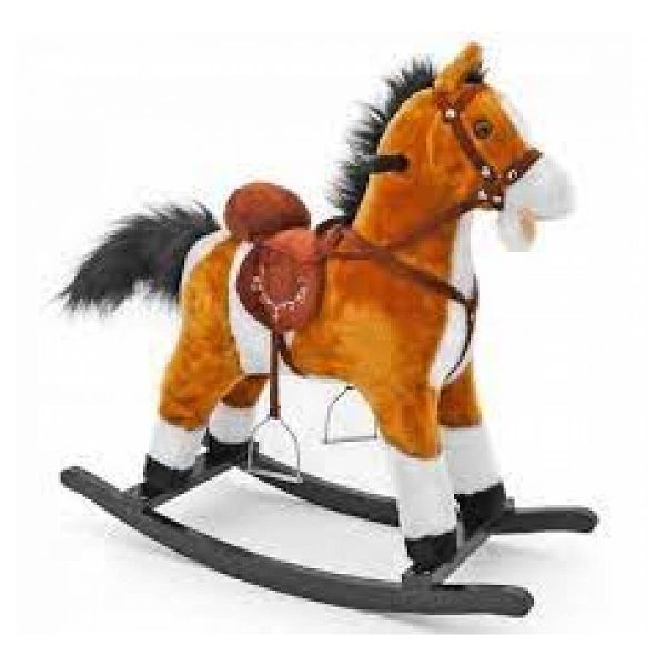 Cheval à bascule Mustang marron clair pour enfants – Jouet classique et élégant Cheval à bascule Mustang marron clair pour enfants – Jouet classique et élégant